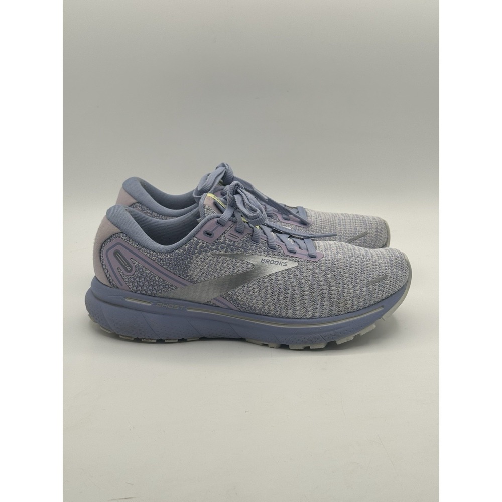 Brooks Ghost 14 Women's Shoes Light Purple Silver Mesh 1203561B566 Size 8.5